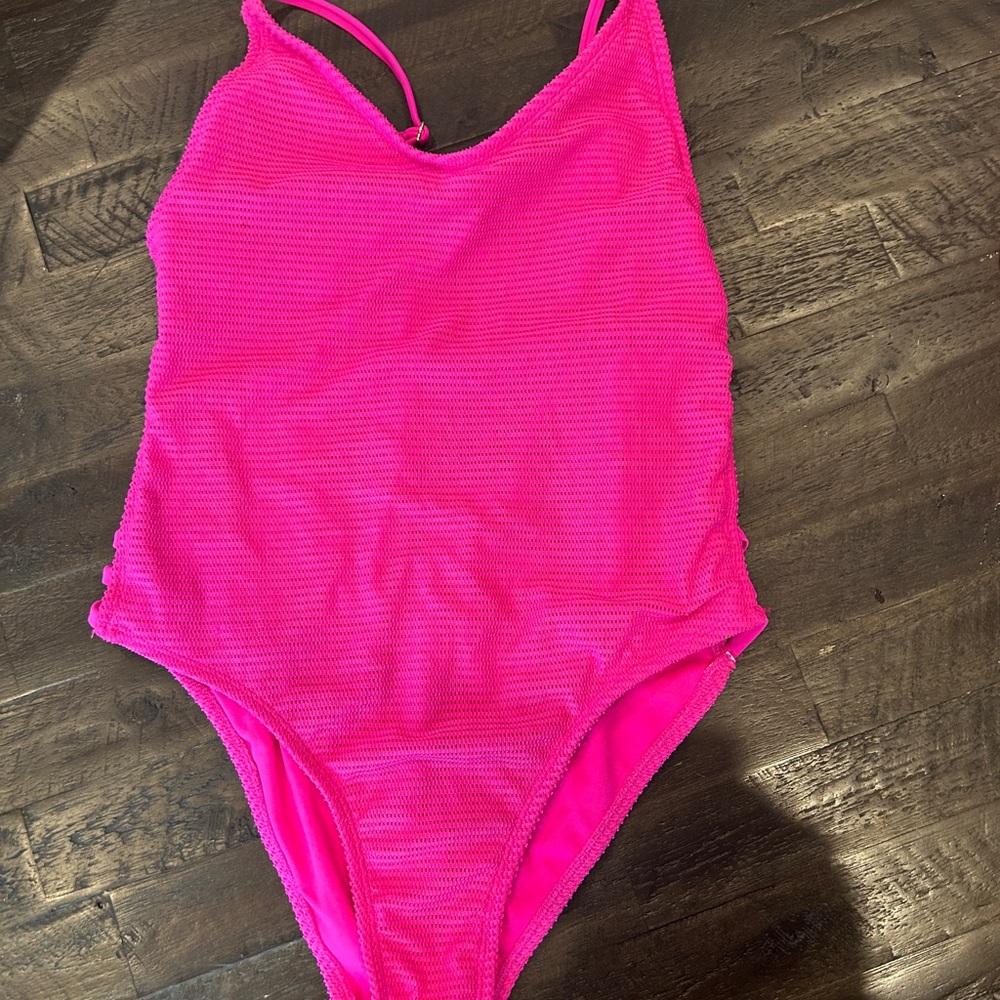 Vibrant Pink One-Piece Swimsuit